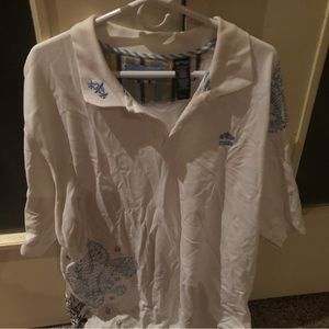 Enyce polo with logo and lapel crest